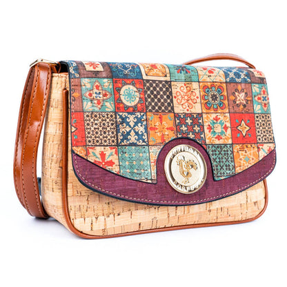 Natural Cork Printed Sling Bag MBC