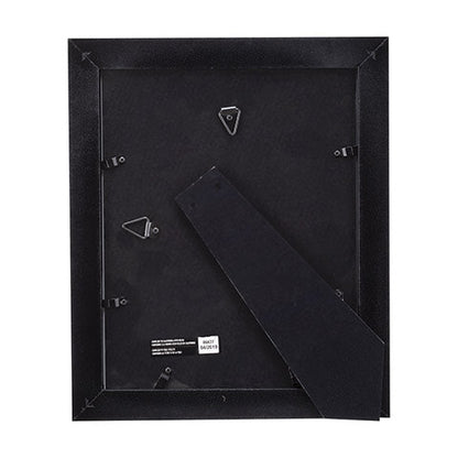 8 x 10 Matted Black Picture Frame: 10 x 12.01 inches