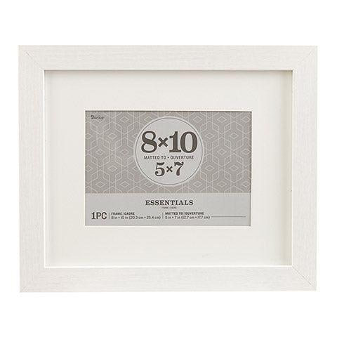 Darice Essentials White Picture Frame: 8 x 10 inches