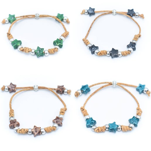 Star stone cork Bracelet