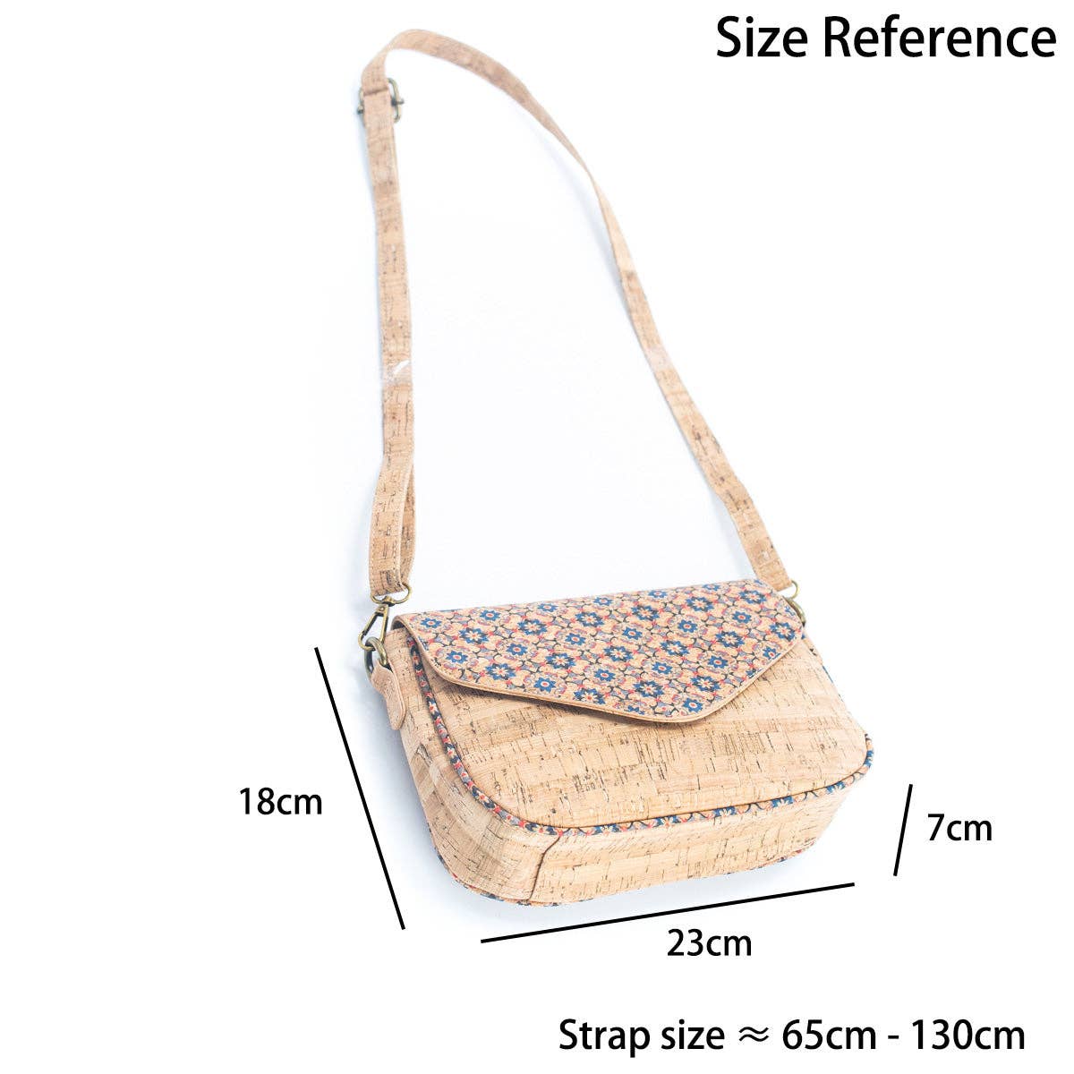 Cork Summer Pattern Printed Women's Crossbody Bag