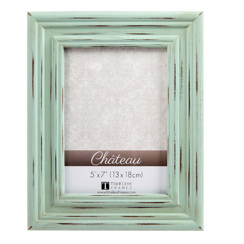 Timeless Frames Chateau Distressed Picture Frame - Sea Green - 5 in x 7 in