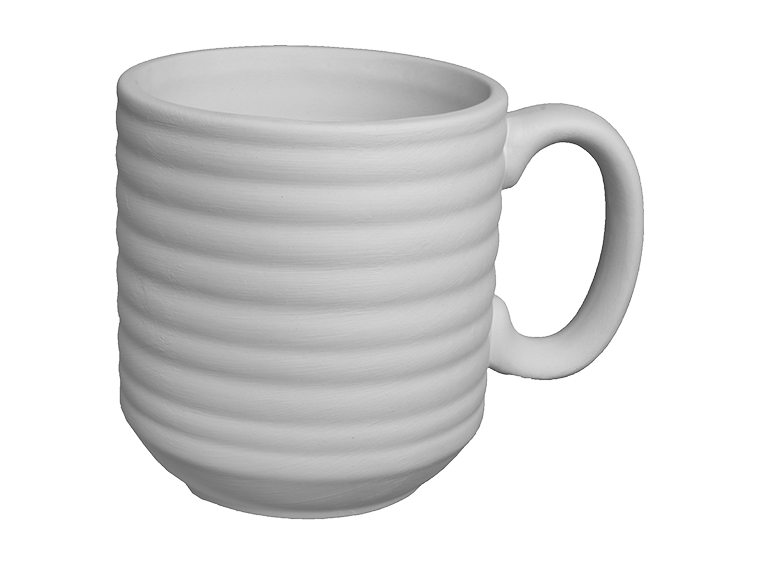 Coiled Mug Bisqueware