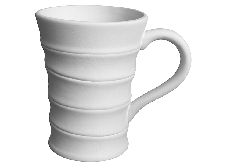 Spiraled Mug Bisqueware