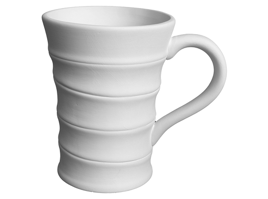 Spiraled Mug Bisqueware