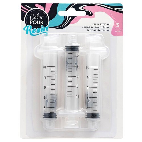 American Crafts Color Pour Resin Syringes 3/Pkg