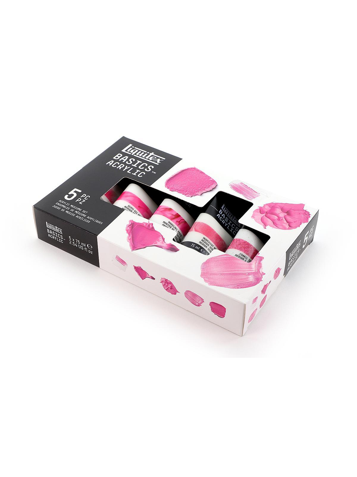 Liquitex BASICS Acrylic Mediums Set -  Textures & Effects