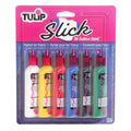 Tulip 3-D Fashion Paint - Slick Primary Colors - 6 pieces