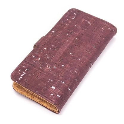 Shimmer Cork Wallet with Magnetic closure