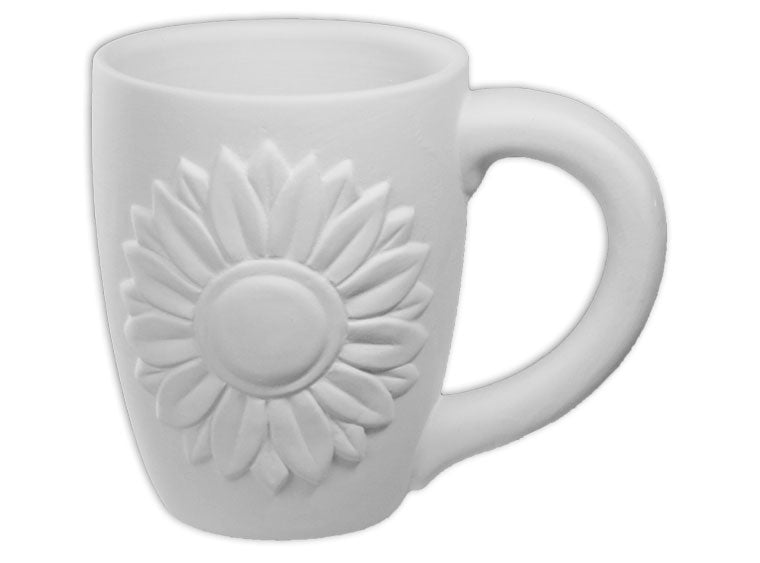 Sunflower Mug Bisqueware