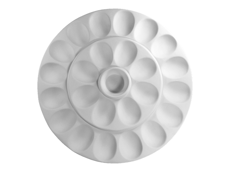 Deviled Egg Tray Bisqueware