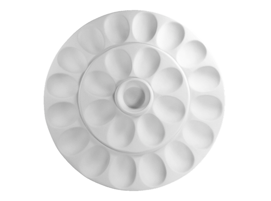 Deviled Egg Tray Bisqueware