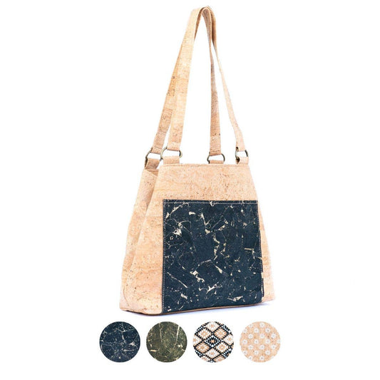 Cork Women's Tote Bag with Front Pocket