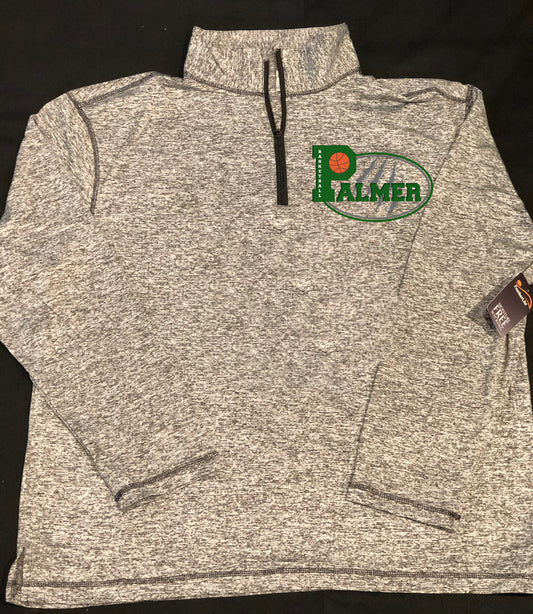 Palmer Bball Active LS Zipper Tee