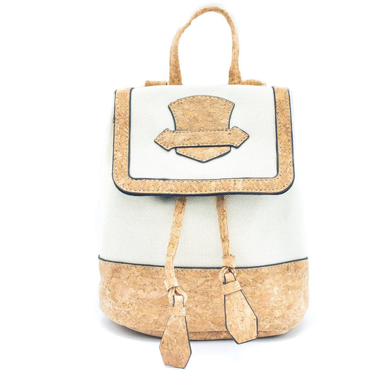 Chic Cork and Cotton Backpack