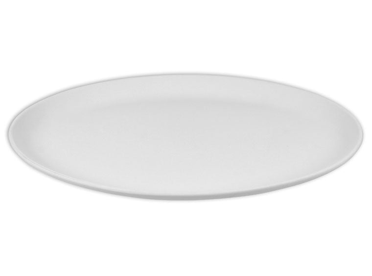 Legacy Coupe Oval Platter Bisqueware