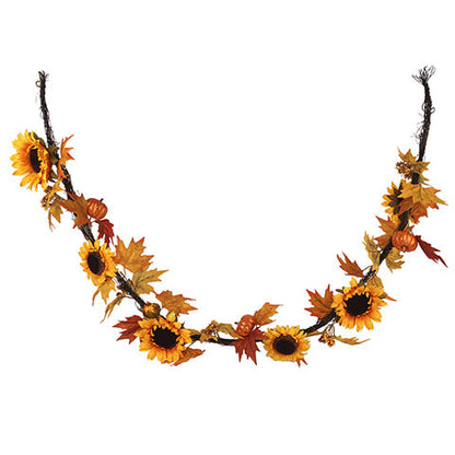 Sunflower Garland: 5 inches x 6 feet