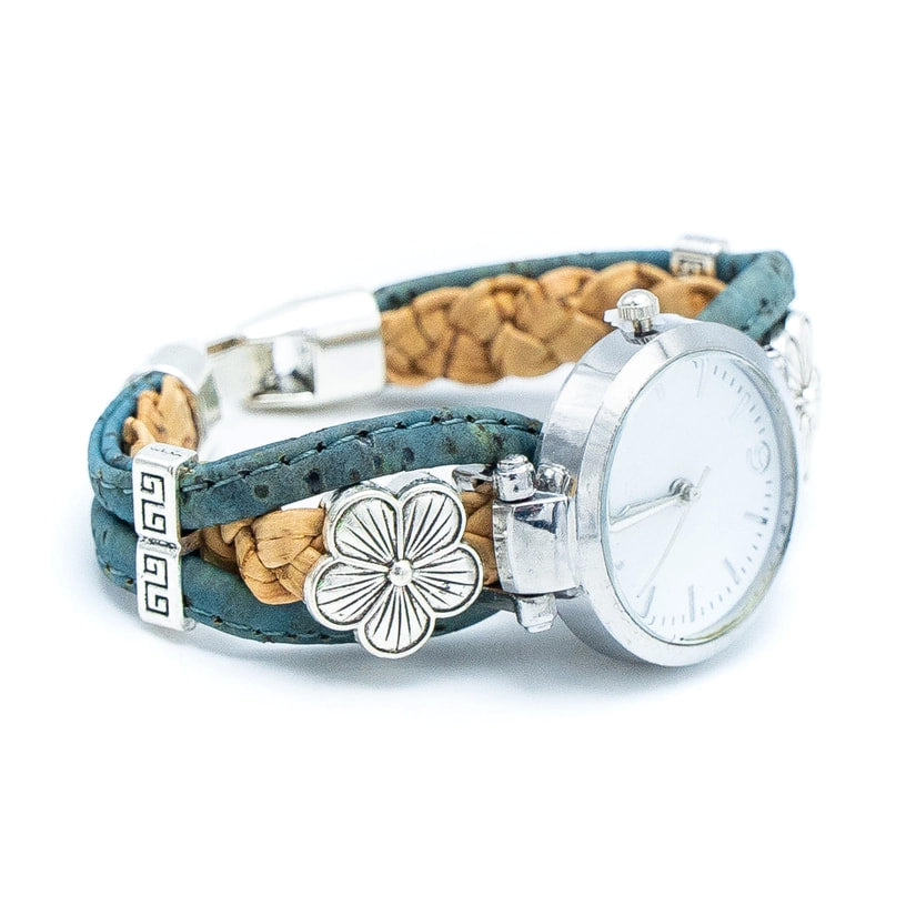 Daisy Flower Handmade cork watch