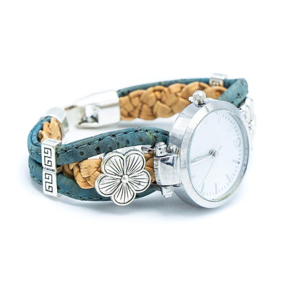 Daisy Flower Handmade cork watch