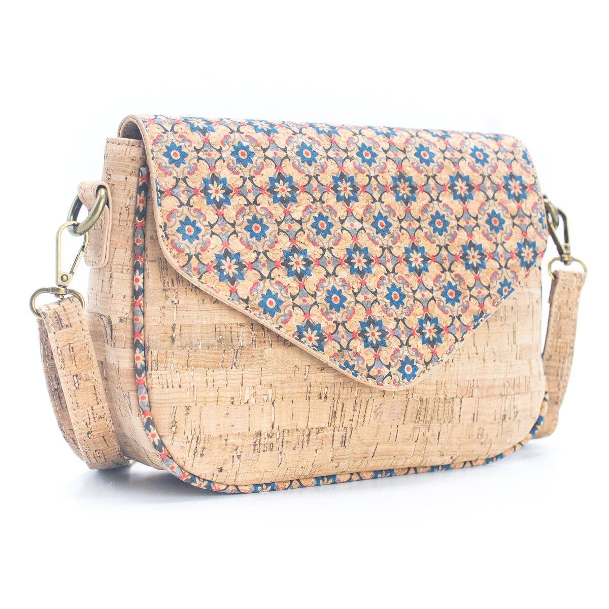 Cork Summer Pattern Printed Women's Crossbody Bag