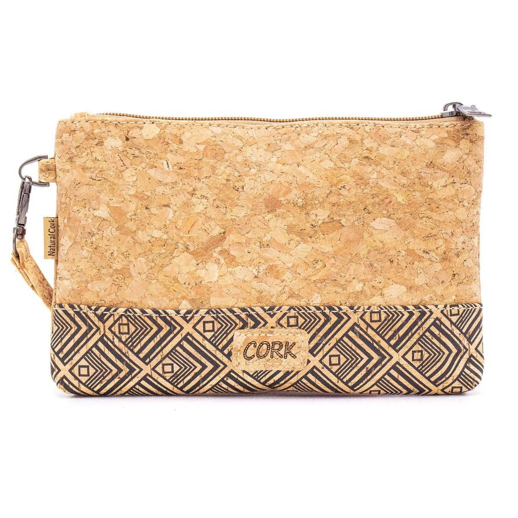 Natural Cork With Pattern Envelope Purse - MBC