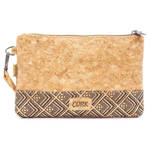 Natural Cork With Pattern Envelope Purse - MBC