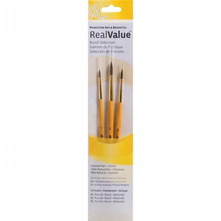 Princeton Real Value, Series 9100, 3-Brush Sets