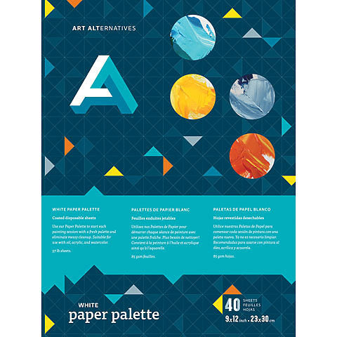 Art Alternatives White Paper Palette Pads