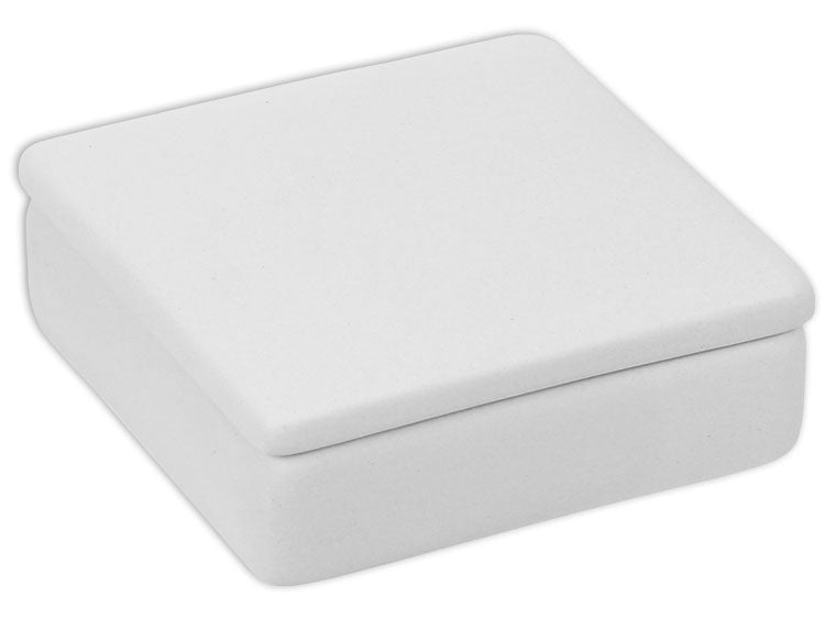 3.5" Tile Box Bisqueware