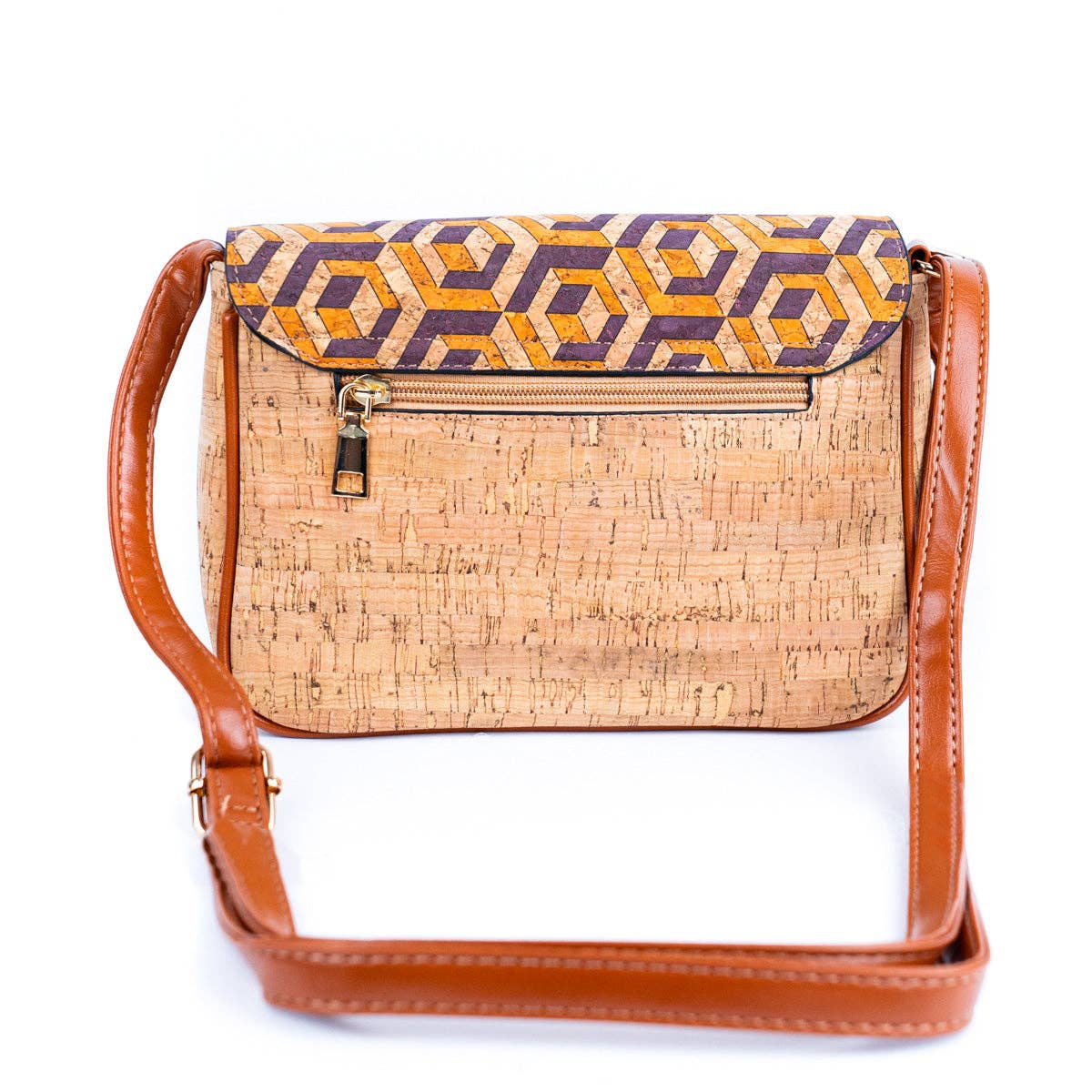 Natural Cork Printed Sling Bag MBC