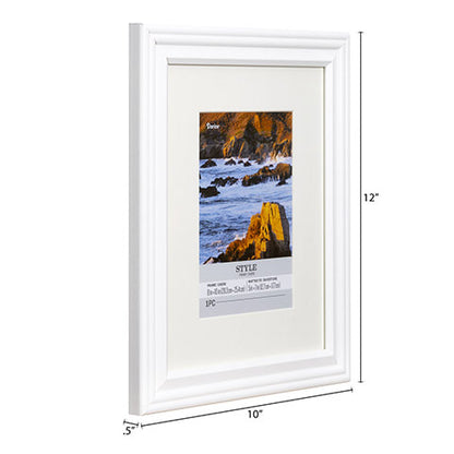 8 x 10 Picture Frame: White, 10 x 12 inches