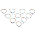 Adjustable size cork beads bracelets