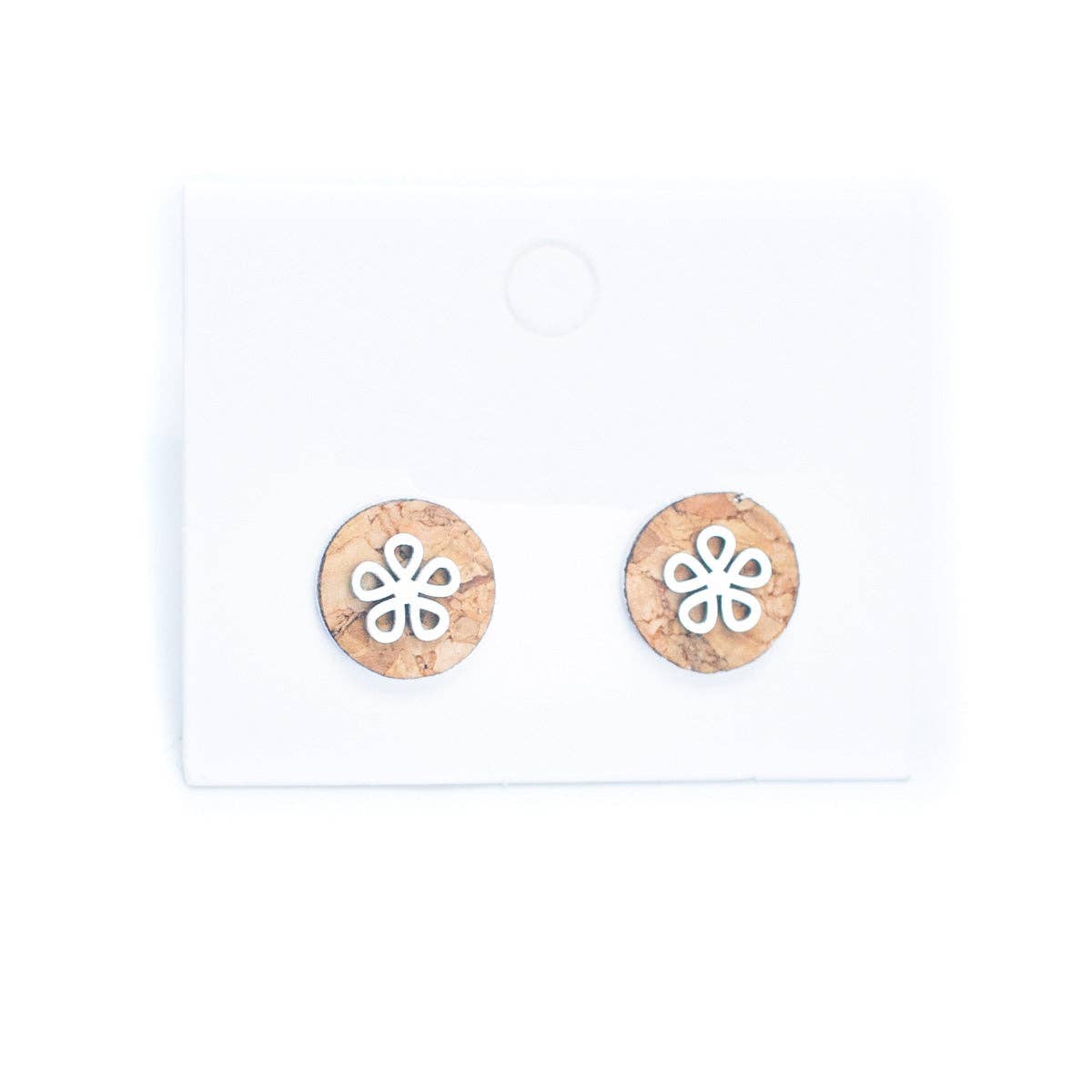 Floral Cork Earrings