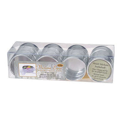 Victoria Lynn™ Aluminum Favor Box - Round - 2 inches - 12 pieces