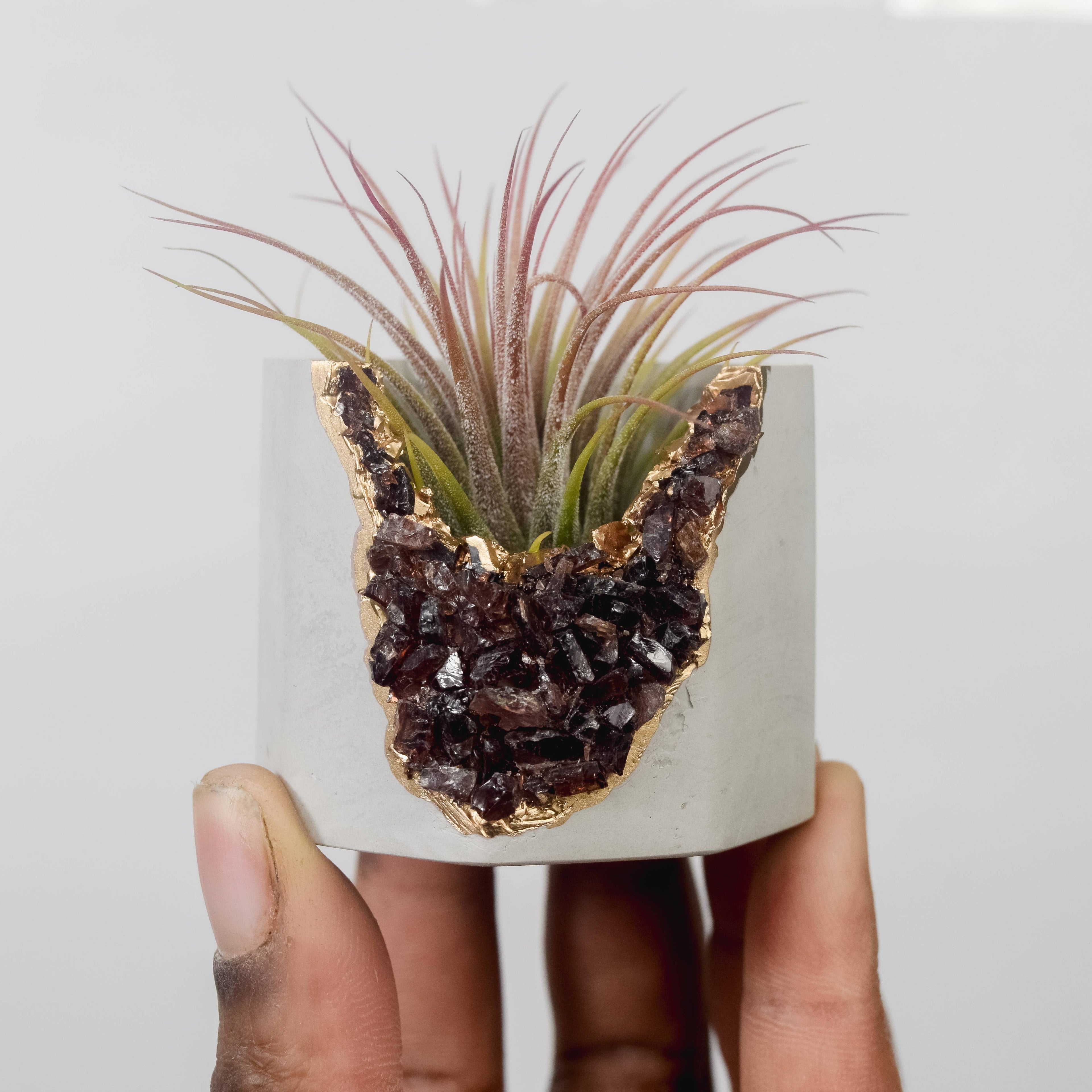 Garnet Geode Vessel - Tal & Bert