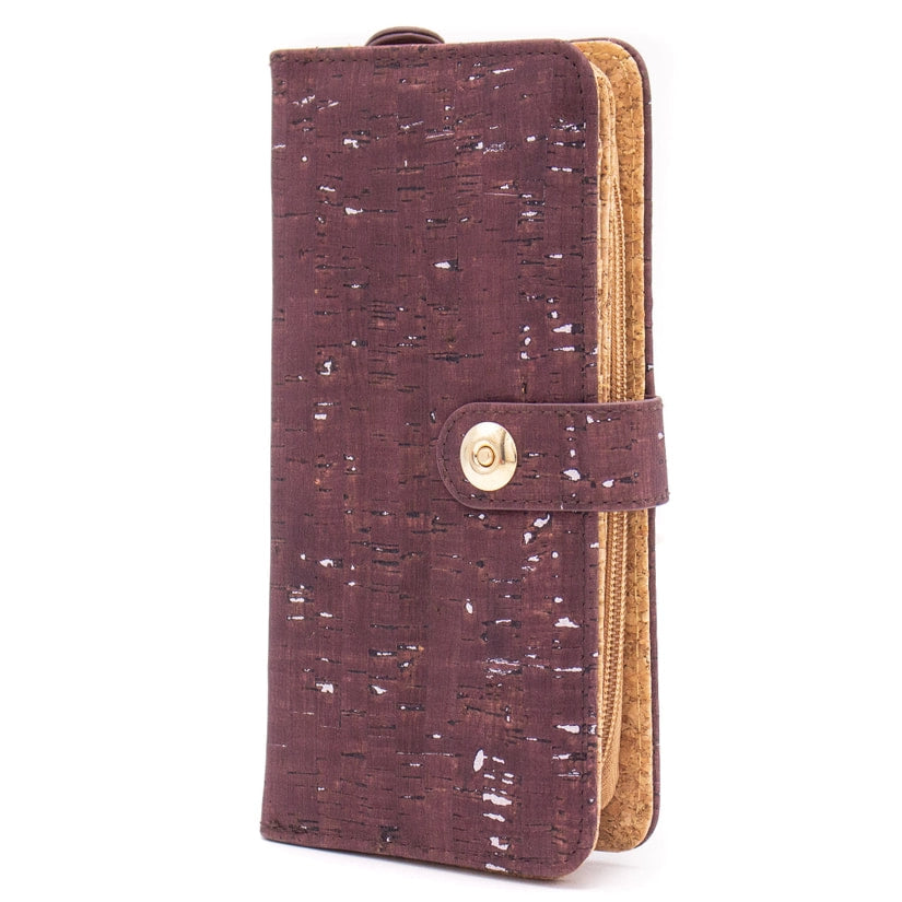 Shimmer Cork Wallet with Magnetic closure