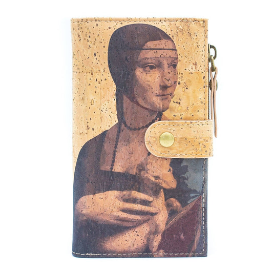 Lady with an Ermine Cork Wallet