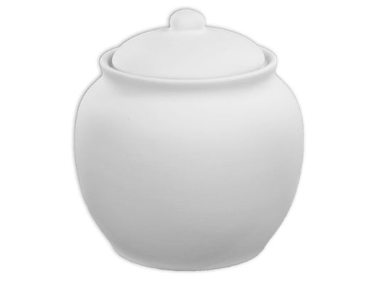 Traditional Sugar Pot Bisqueware