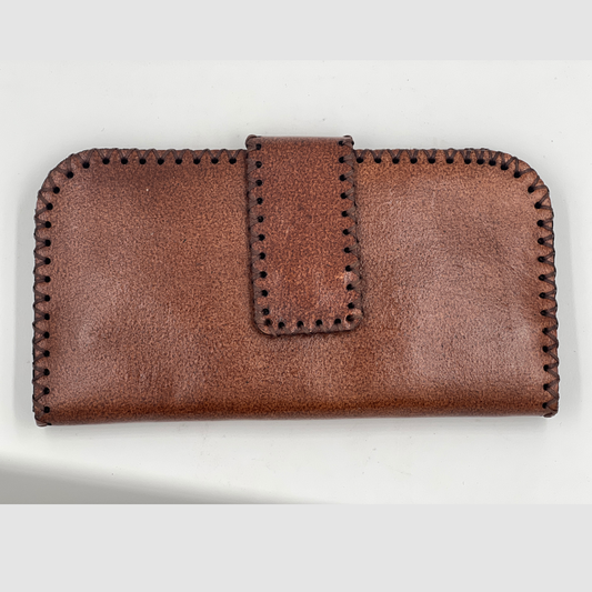 Genuine Leather Women Flap Wallet - Easton Bridge