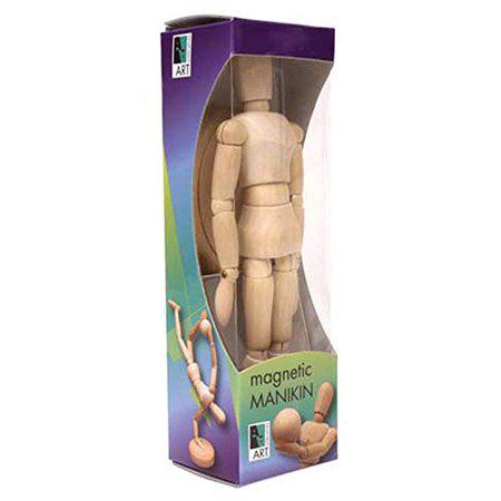 Art Alternatives 8inch Wooden Magnetic Artist MANIKIN