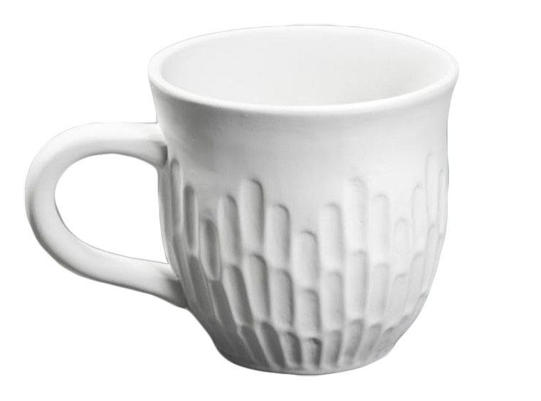 Fluted Mug Bisqueware