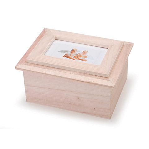 Wood Box Style Frame - 6.5 x 5 x 3.5 inches