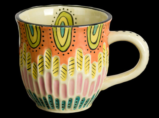 Fluted Mug Bisqueware