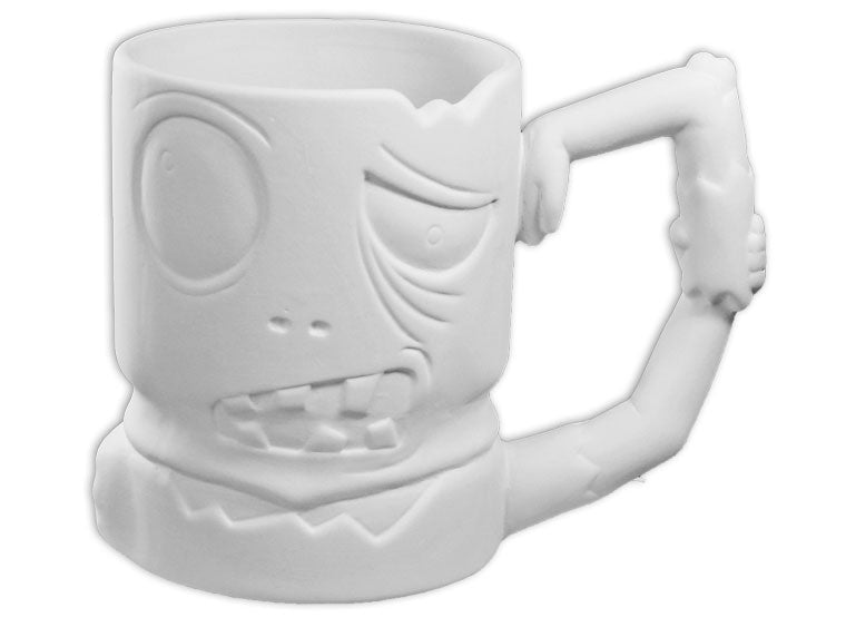 Zombie Mug Bisqueware