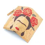 Frida Kahlo Art Cork Wallet