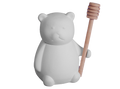 Teddy Bear Honey Pot Bisqueware