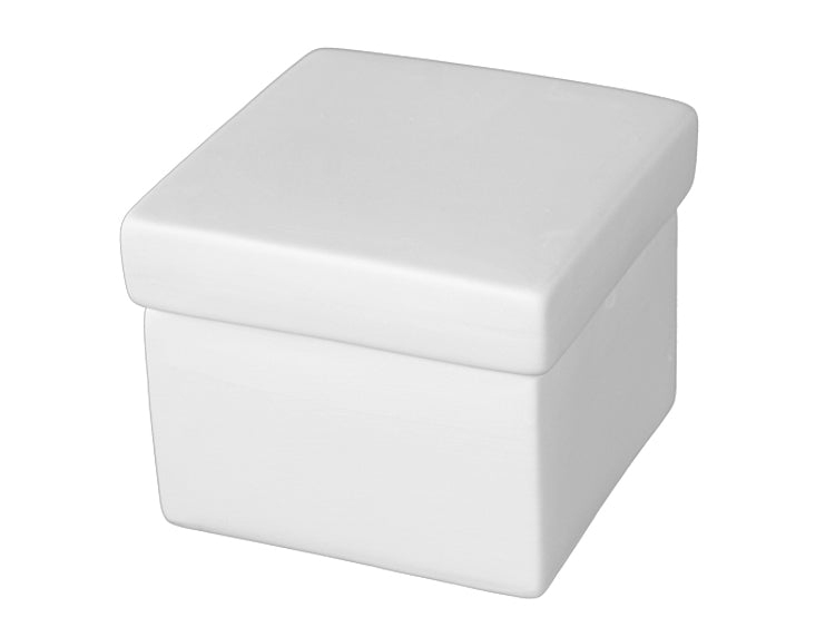 Cube Box Bisqueware