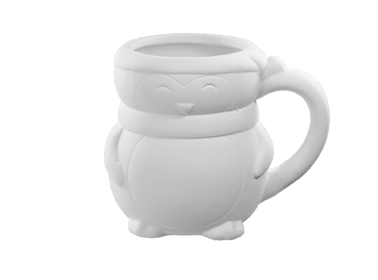 Penguin Mug Bisqueware