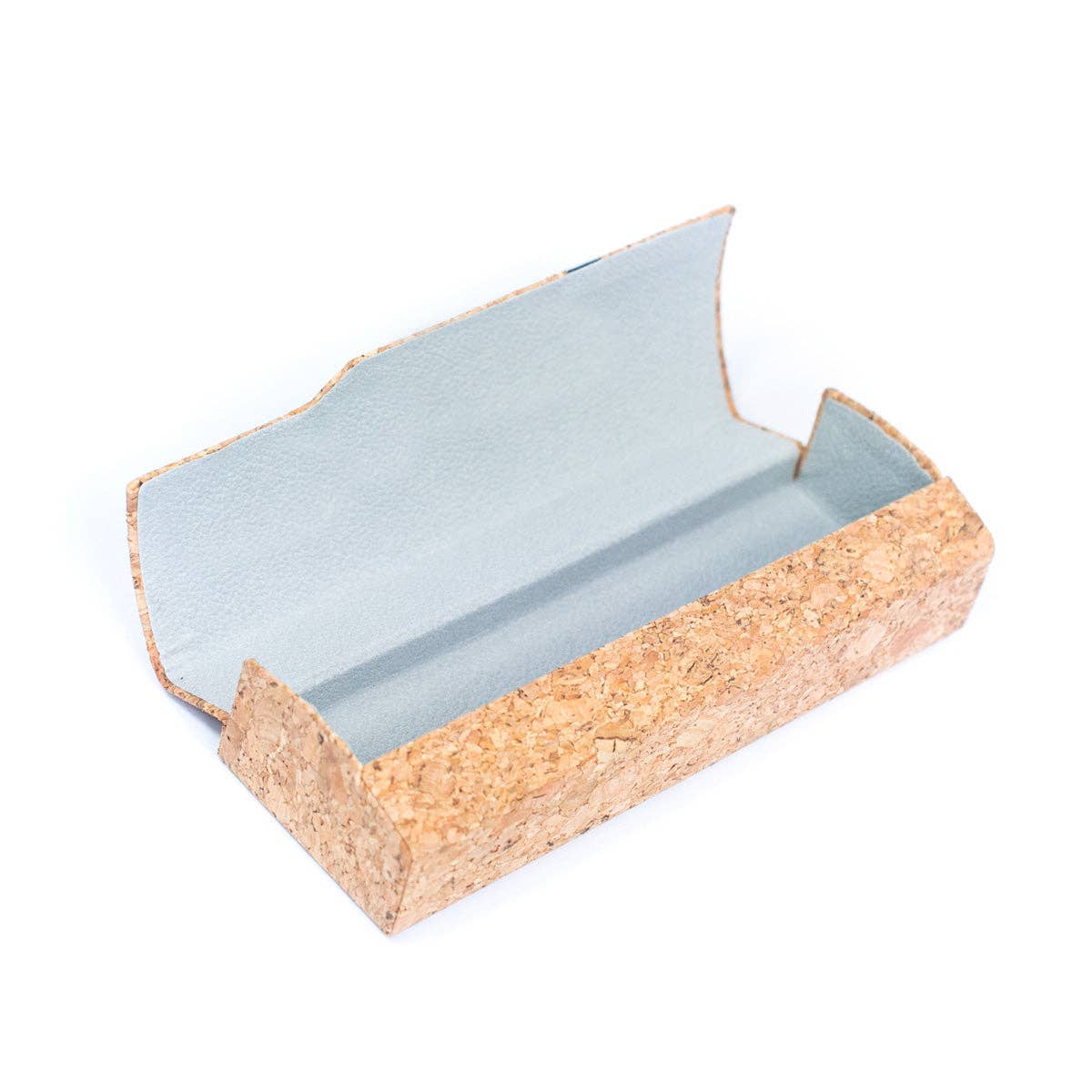 Printed cork glasses case with magnet closure