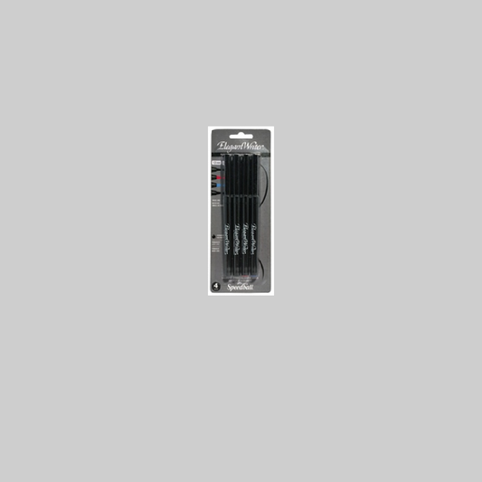 Speedball ELEGANT WRITER PERMANENT MARKER CHISEL TIP SET OF 4